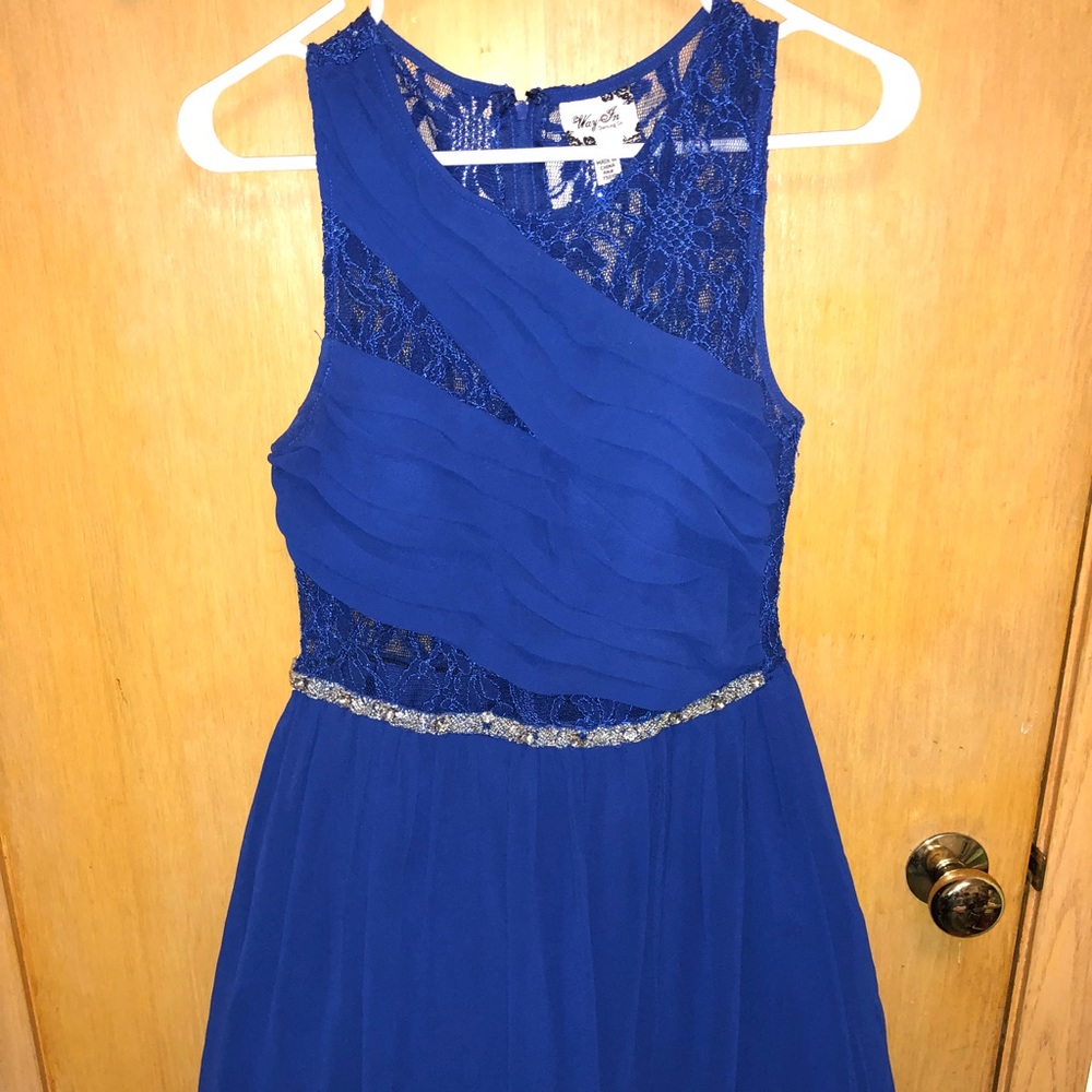 Blue dress